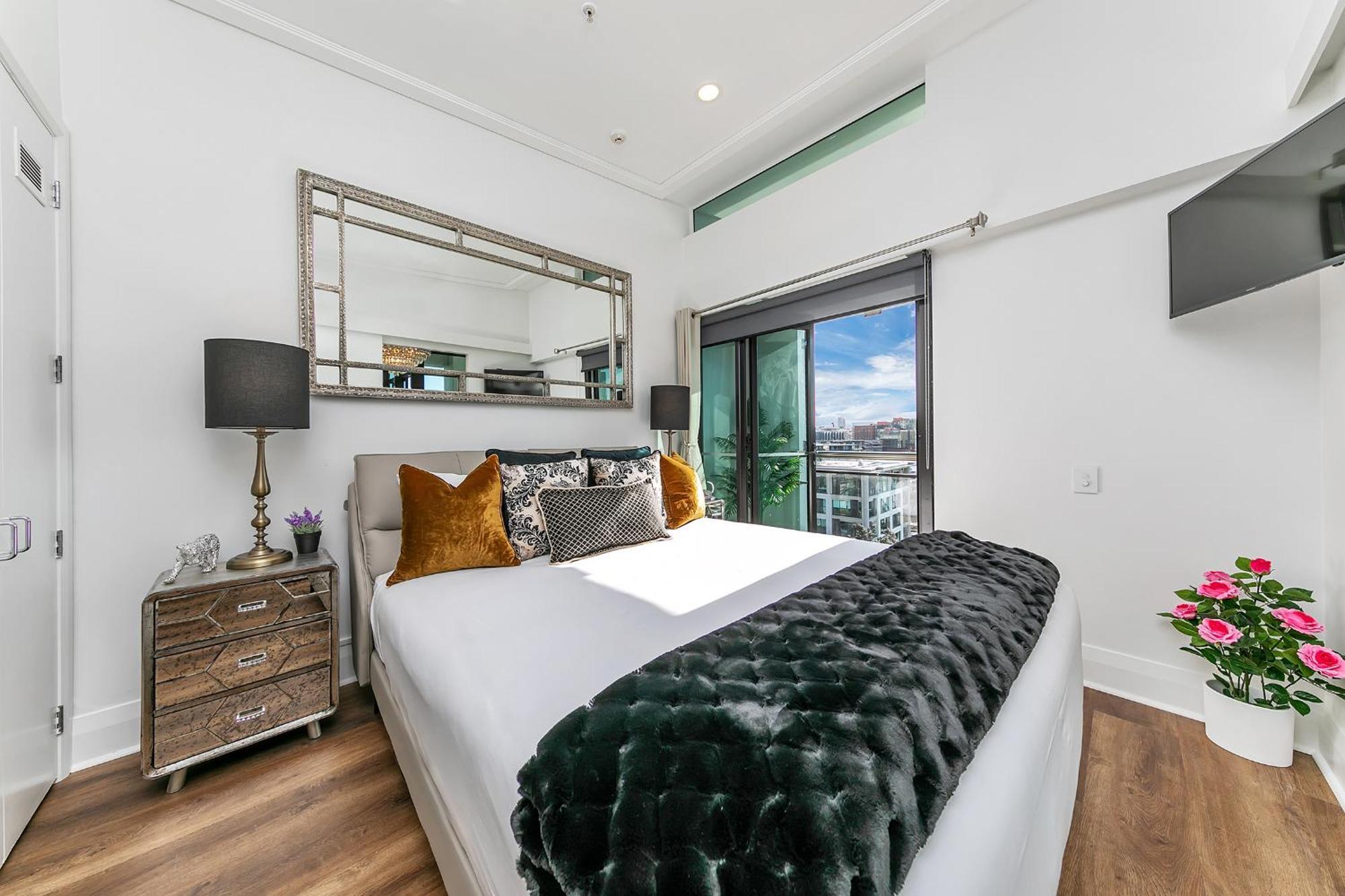 Appartamento Penthouse Crown Auckland Esterno foto