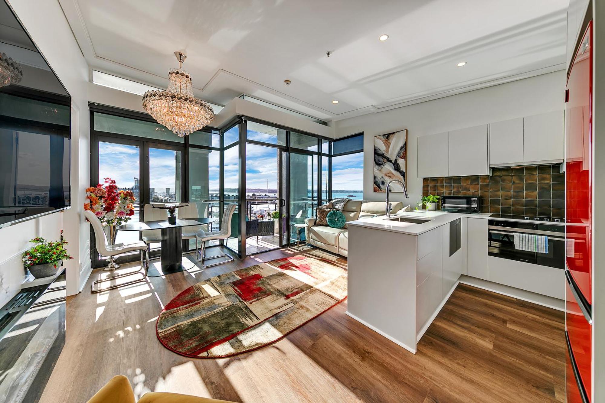 Appartamento Penthouse Crown Auckland Esterno foto